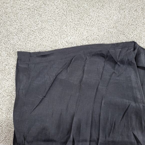 H&M Top Womens Medium Black V-Neck Sleeveless Loose Blouse Casual - Picture 7 of 12